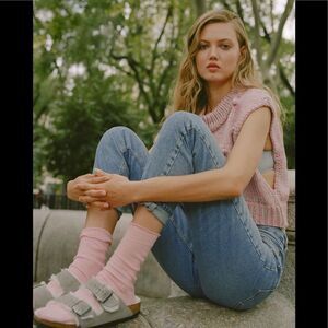 NEW BDG Urban Outfitters High-Waisted Denim Mom Jeans 33 34